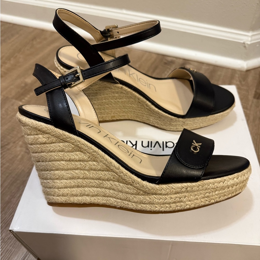 Calvin Klein Black Sandals